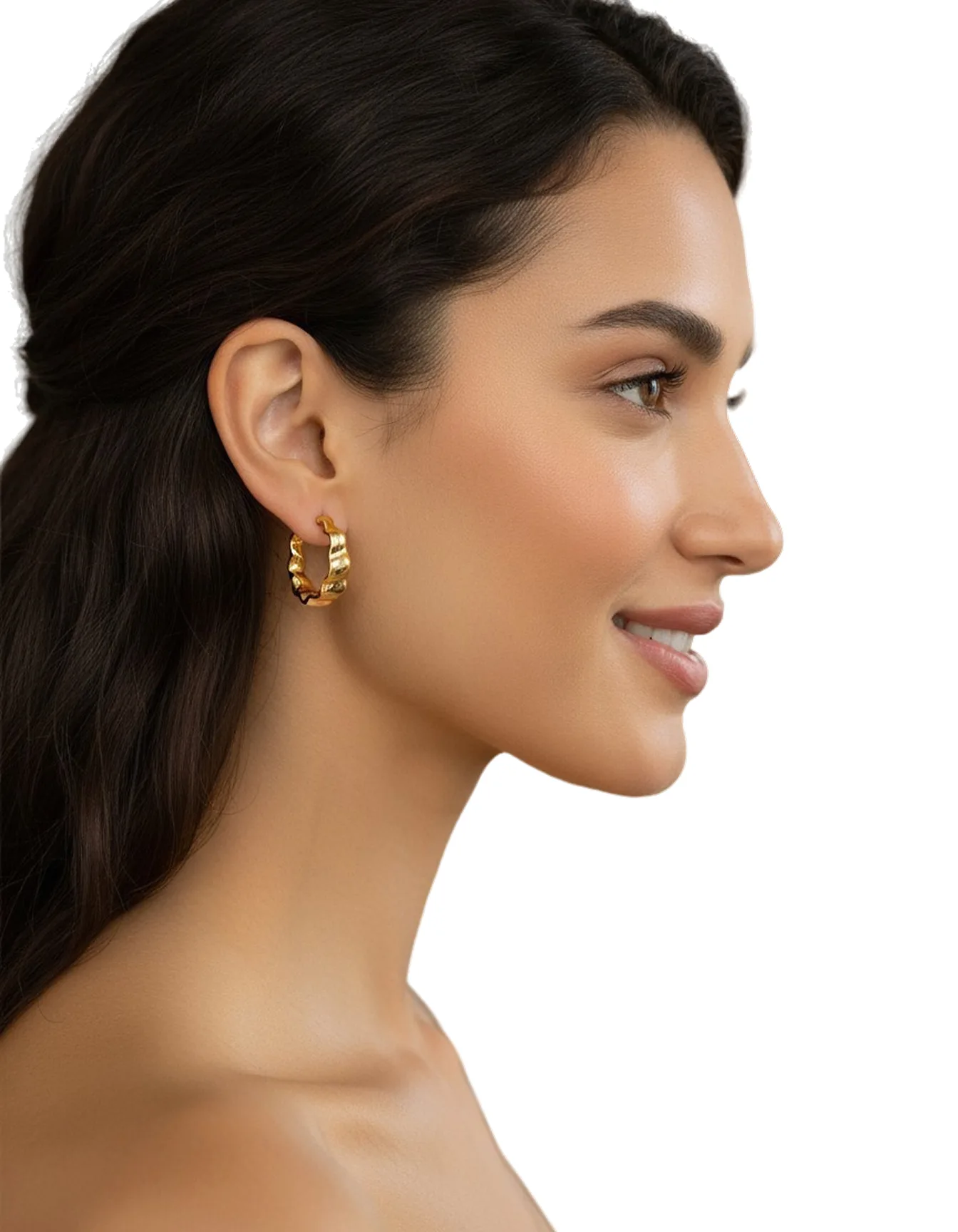 Gold Princess Earring