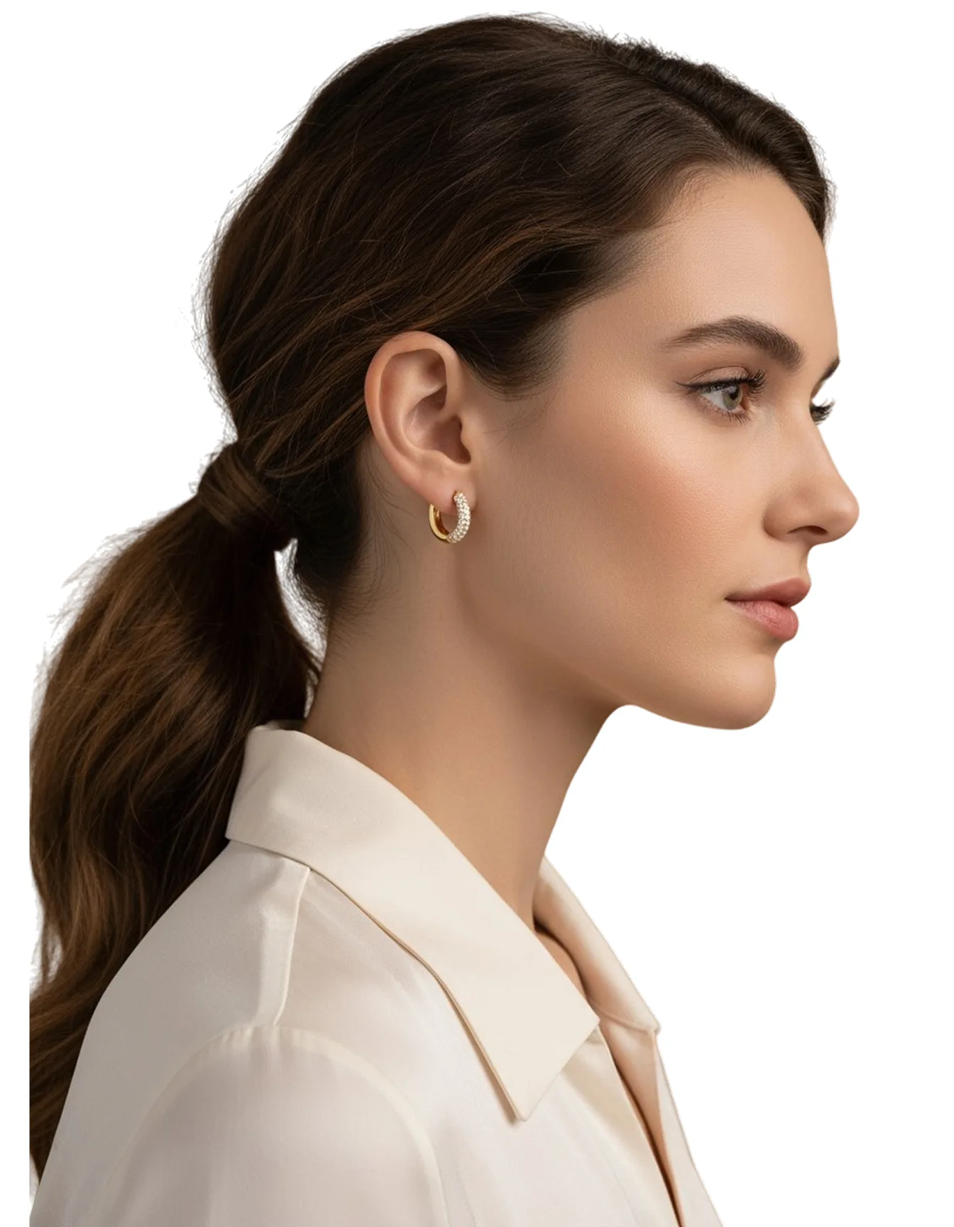 Simple Gold Earring
